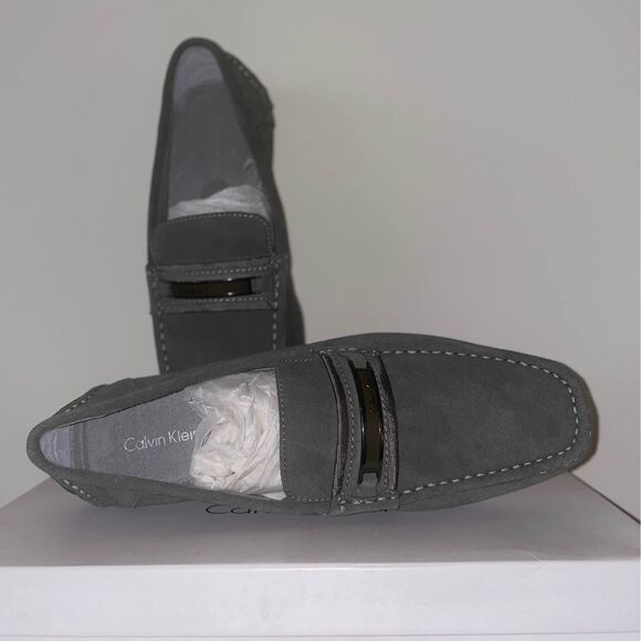 Calvin Klein Men’s Size 12M Loafers – MIDEN SUEDE - Picture 1 of 4